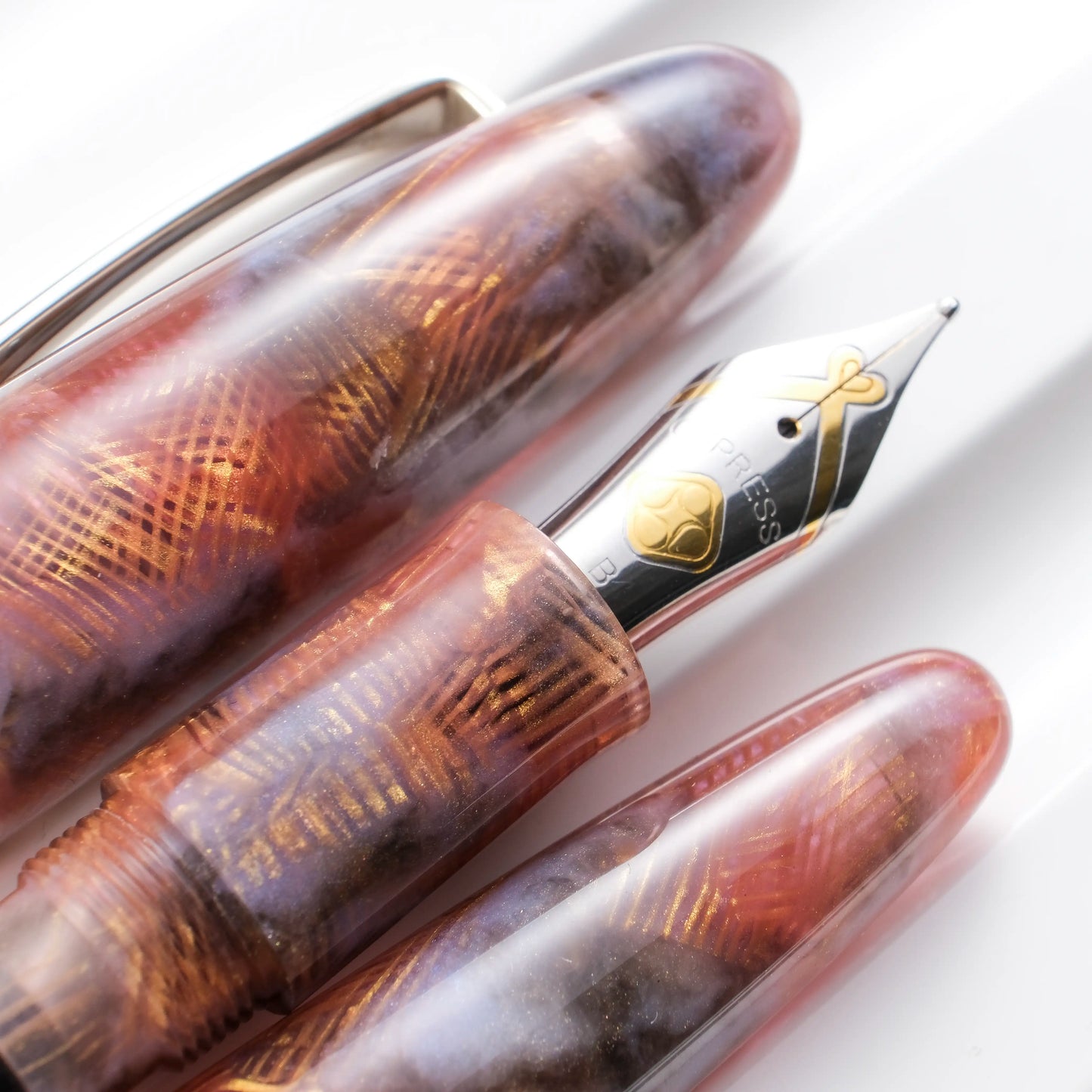 Cypress Colorful Fountain Pen - Krakatoa