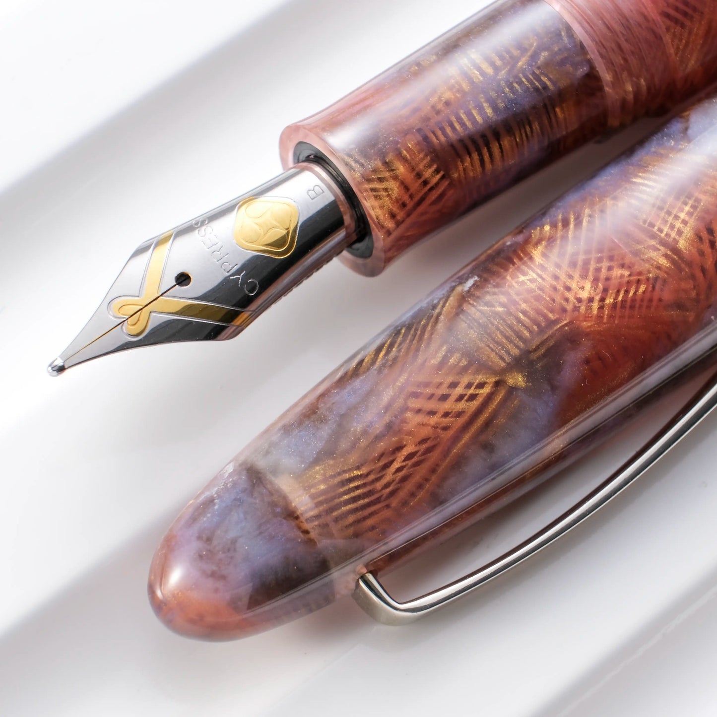Cypress Colorful Fountain Pen - Krakatoa