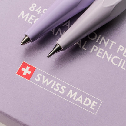 Caran d'Ache 849+844 Ballpoint Pen and Mechanical Pencil Set - Blooming Lavender (Special Edition)