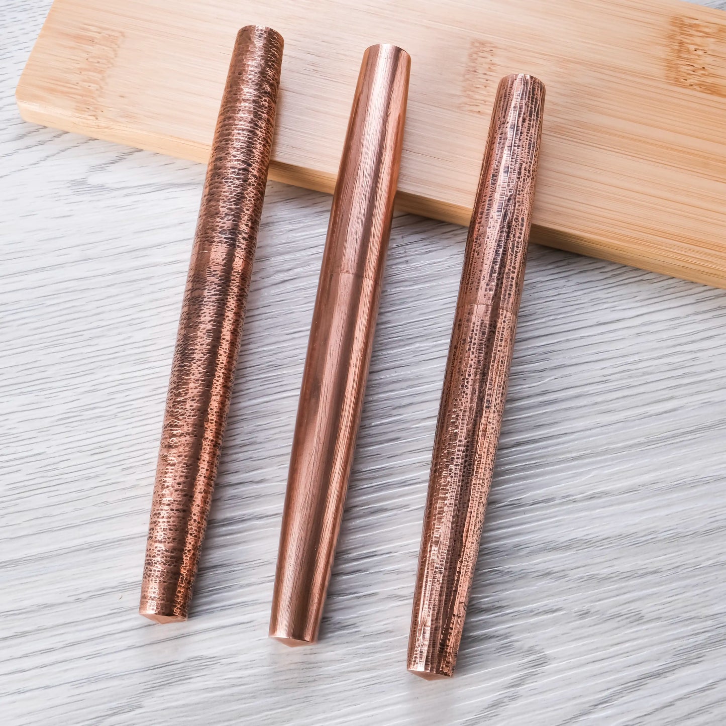 Cypress Metal Creation Fountain Pens – Copper Series, Horizontal Cords