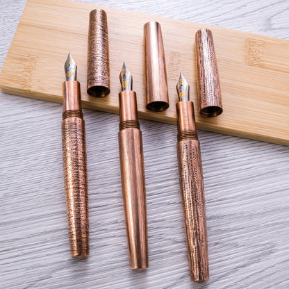 Cypress Metal Creation Fountain Pens – Copper Series, Horizontal Cords