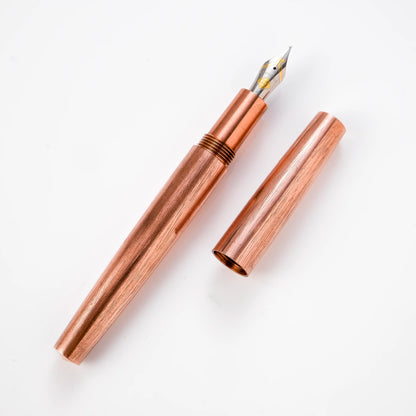 Cypress Metal Creation Fountain Pens – Copper Series, Vertical Threads