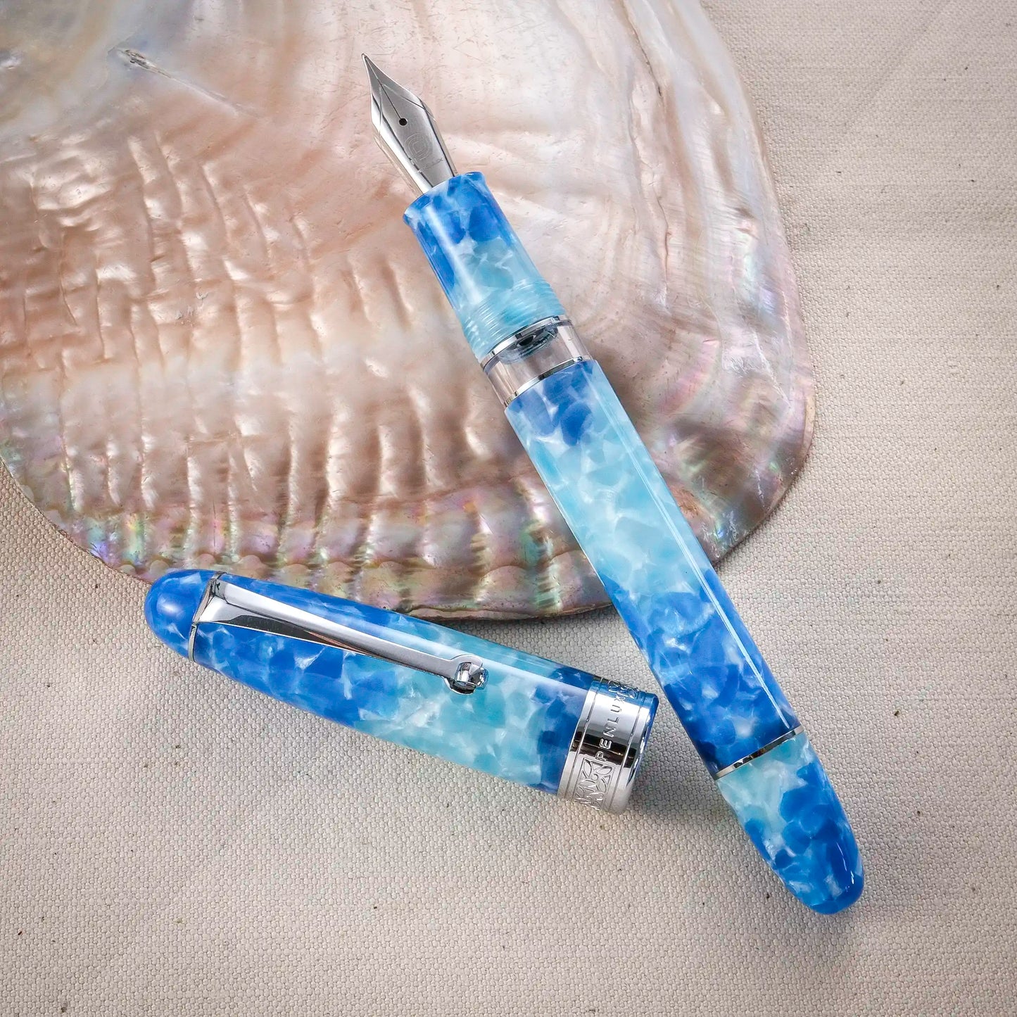 Penlux Masterpiece Grande Reserva Fountain Pen - Blue Tears