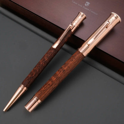 Graf von Faber-Castell Classic Fountain Pen: Snakewood Rose Gold (Limited Edition)