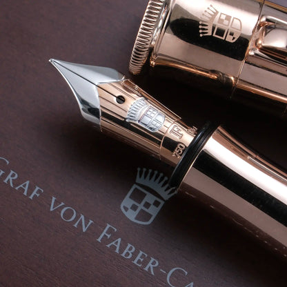 Graf von Faber-Castell Classic Fountain Pen: Snakewood Rose Gold (Limited Edition)