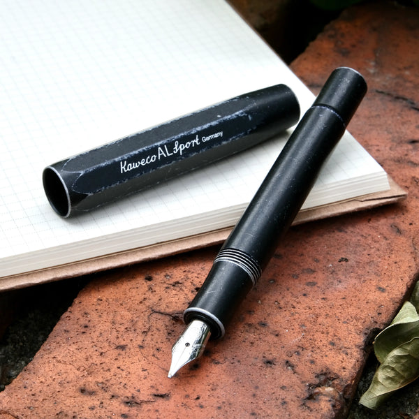 Kaweco AL Sport Fountain Pen - Stonewashed Black – Muze Pens