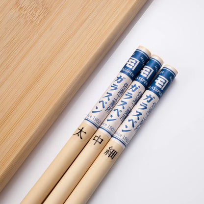 Sase Kogyosho 佐瀨工業所 Bamboo Glass Pen 3-Piece Set (Green)