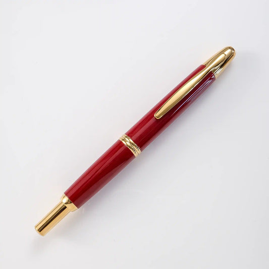Pilot Capless Gold Trim Fountain Pen with 18kt Gold Nib