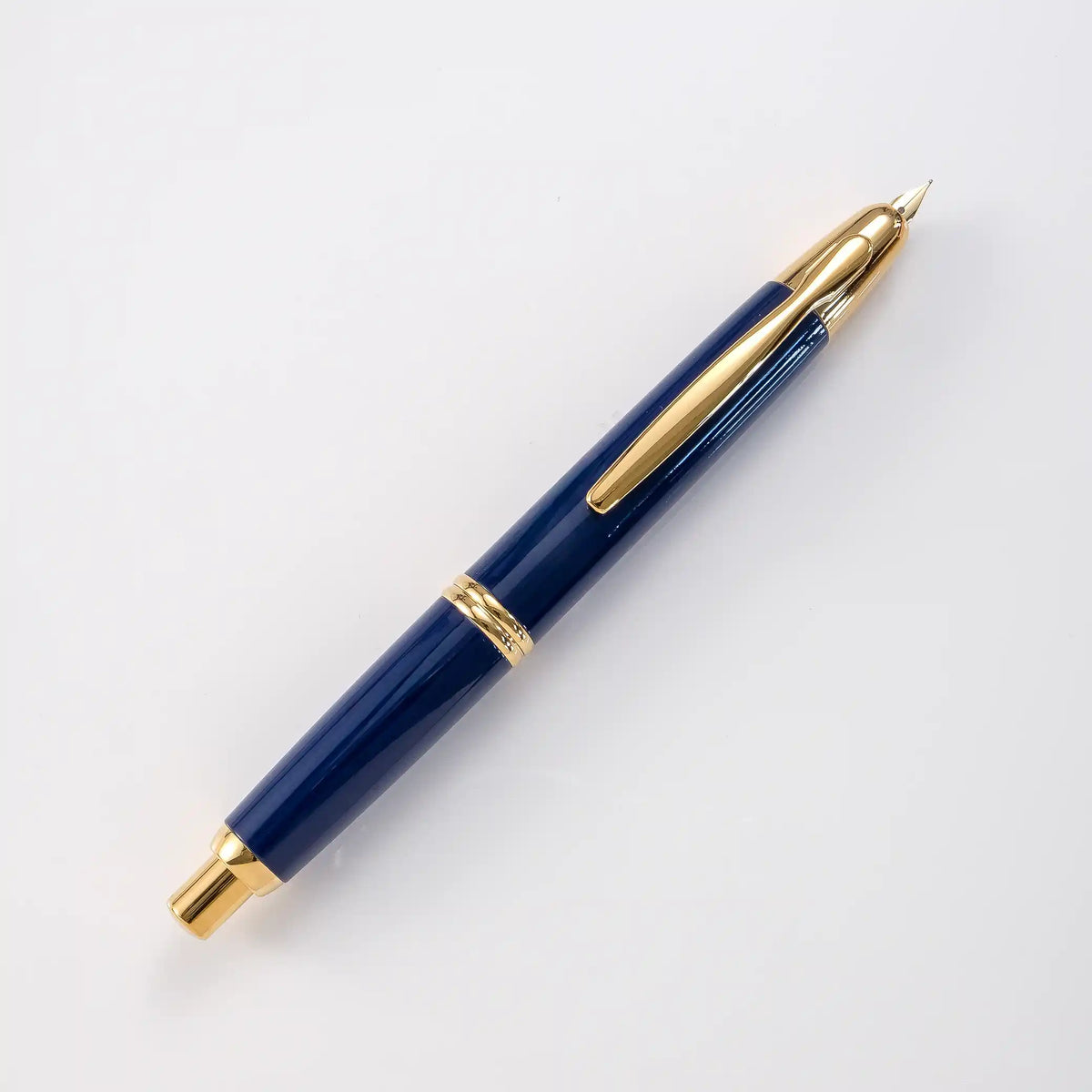 Pilot Capless Gold Trim Fountain Pen with 18kt Gold Nib