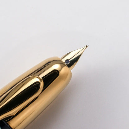 Pilot Capless Gold Trim Fountain Pen with 18kt Gold Nib