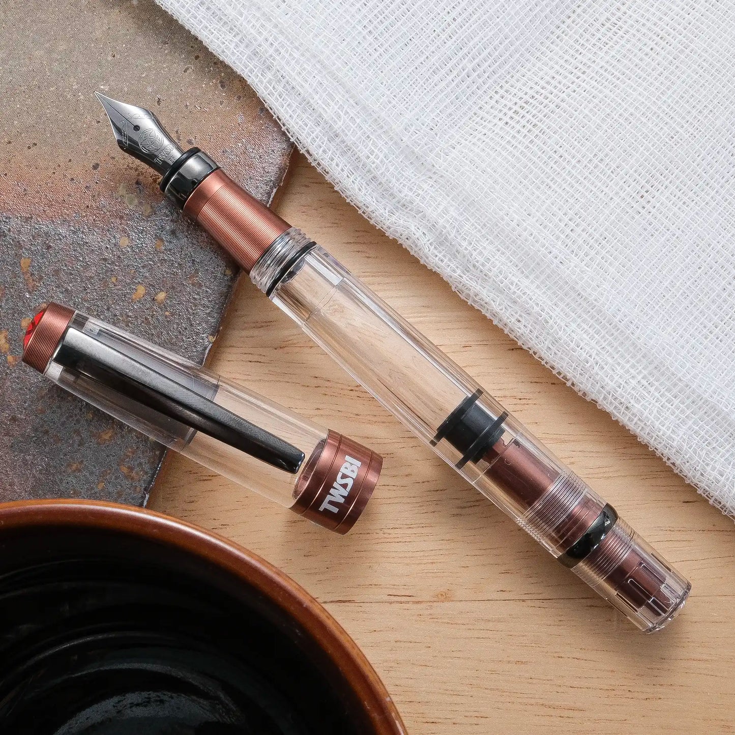 TWSBI Diamond 580ALR Fountain Pen - Affogato with Onyx