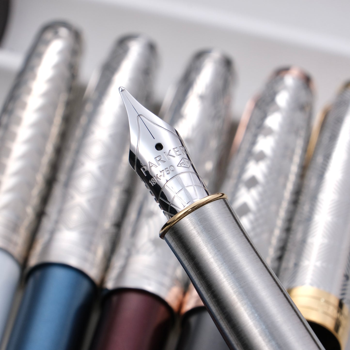 Parker Sonnet Premium Fountain Pen - Grey 派克 卓爾致臻筆系列 -  灰色