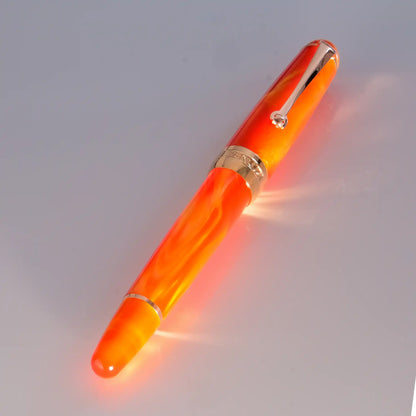 Penlux Masterpiece Delgado Fountain Pen - Tangerine
