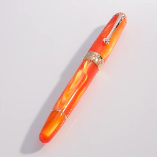 Penlux Masterpiece Delgado Fountain Pen - Tangerine