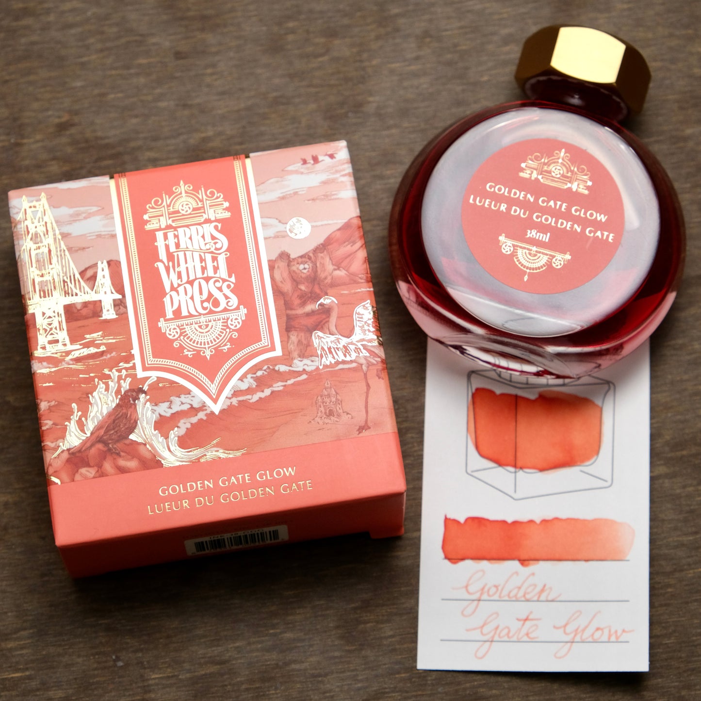 Ferris Wheel Press Ink - Golden Gate Glow