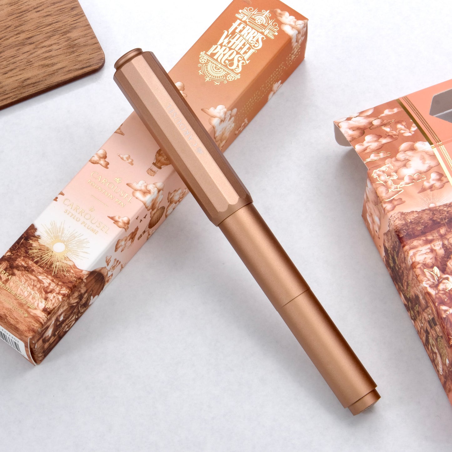 Ferris Wheel Press Aluminum Carousel Fountain Pen - Terracotta Canyon (Limited Edition)