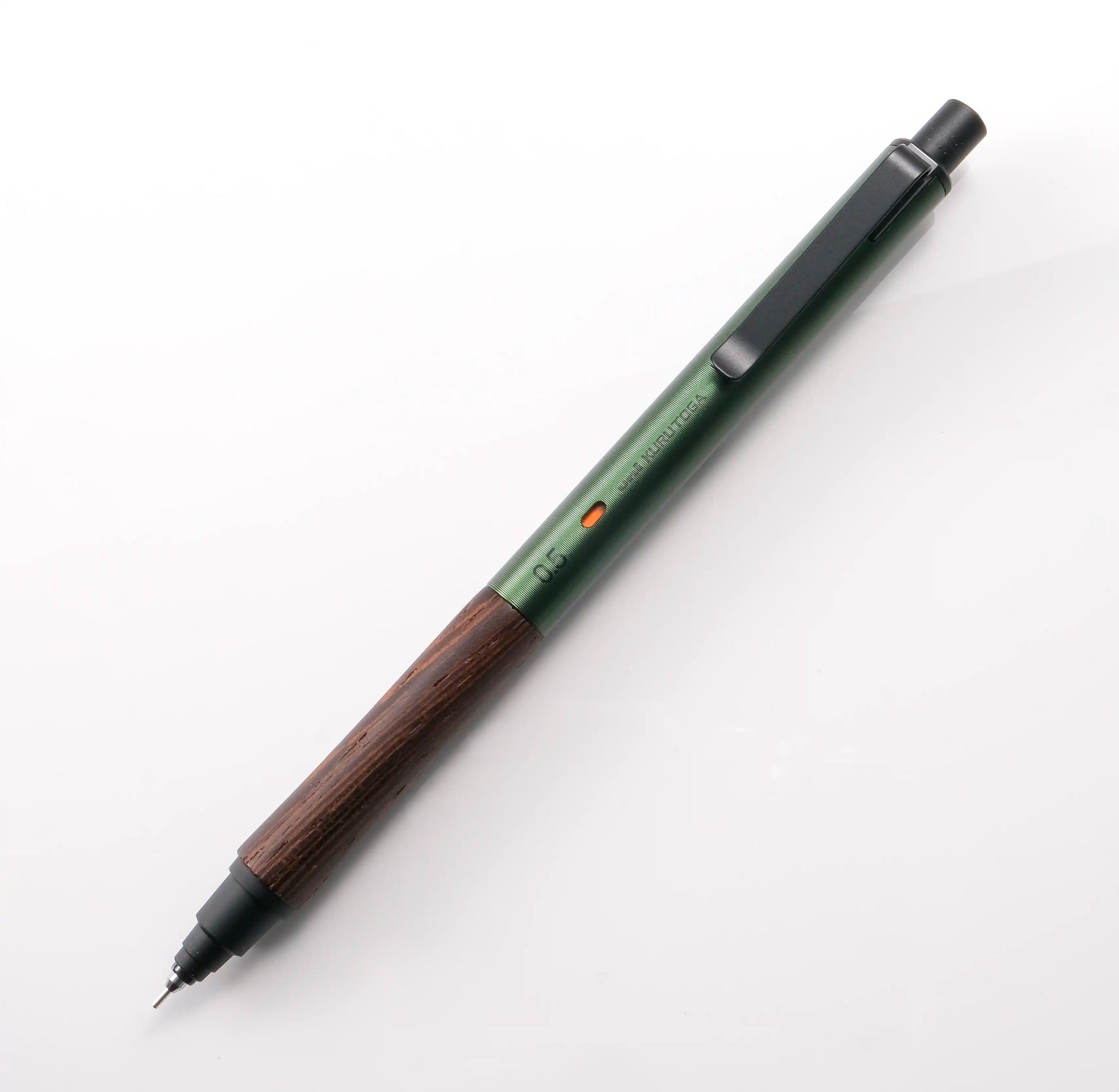 UNI Kurutoga Wood Mechanical Pencil - Forest Green – Muze Pens UNI Kurutoga Wood Mechanical Pencil - Forest Green – Muze Pens