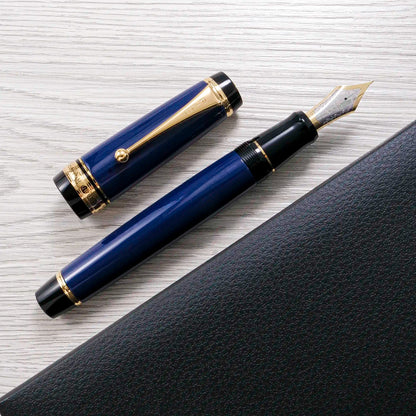 Pilot Custom Urushi Fountain Pen - Navy Blue