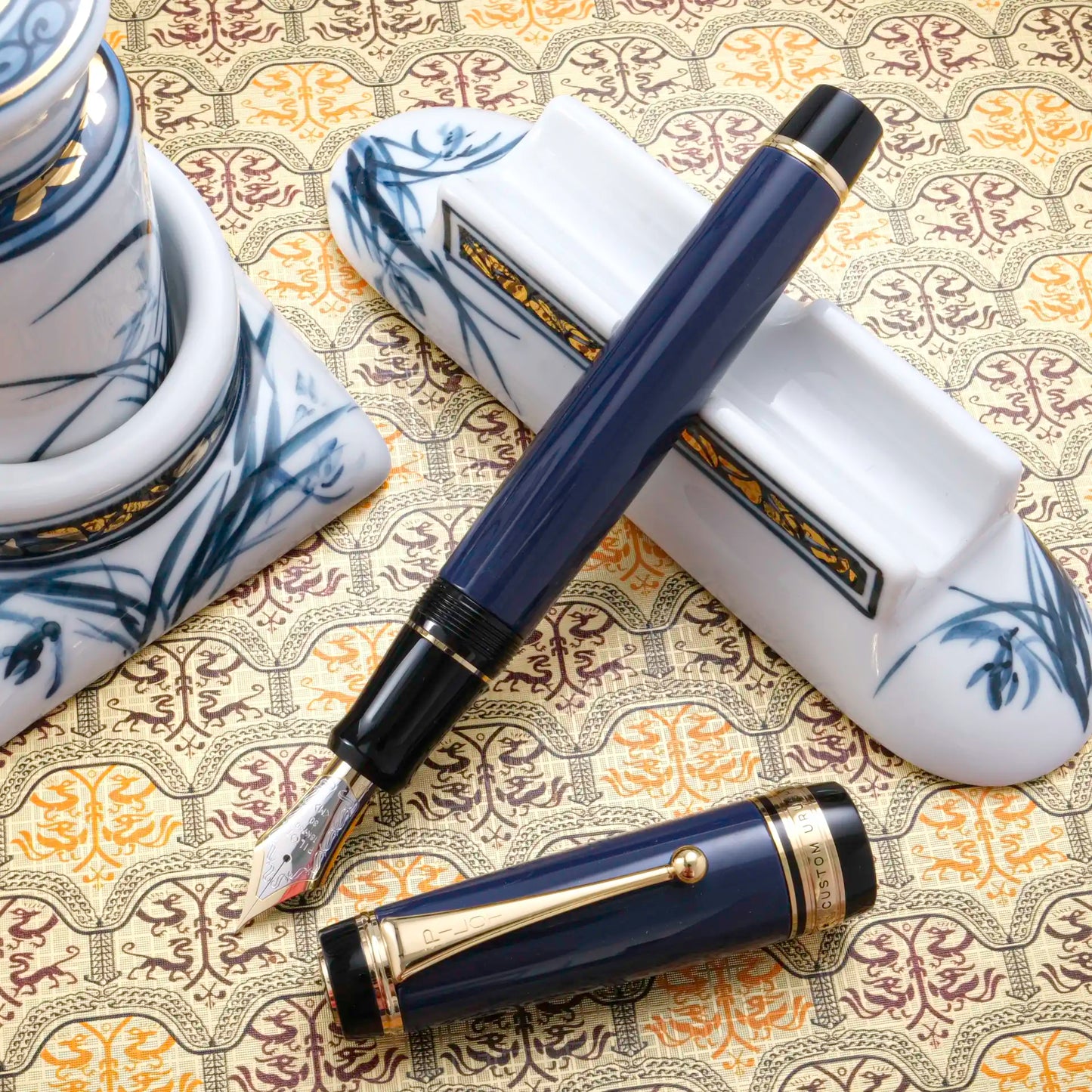 Pilot Custom Urushi Fountain Pen - Navy Blue