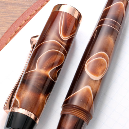 Opus 88 Harmony Eyedropper Fountain Pen - Brown