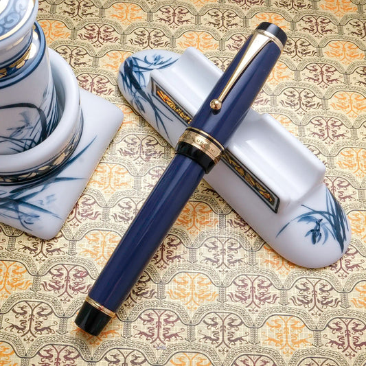 Pilot Custom Urushi Fountain Pen - Navy Blue