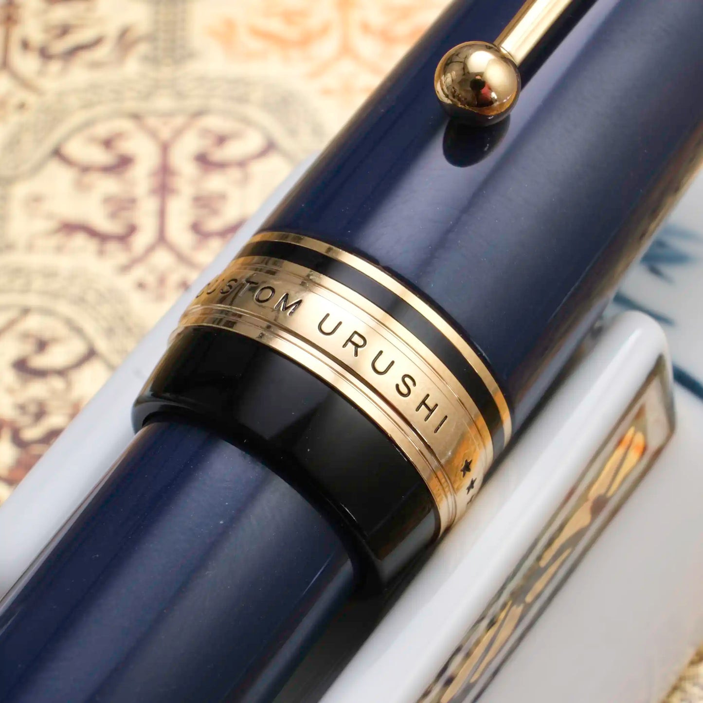 Pilot Custom Urushi Fountain Pen - Navy Blue