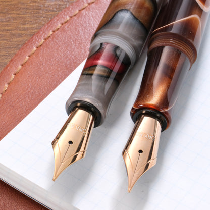 Opus 88 Harmony Eyedropper Fountain Pen - Brown