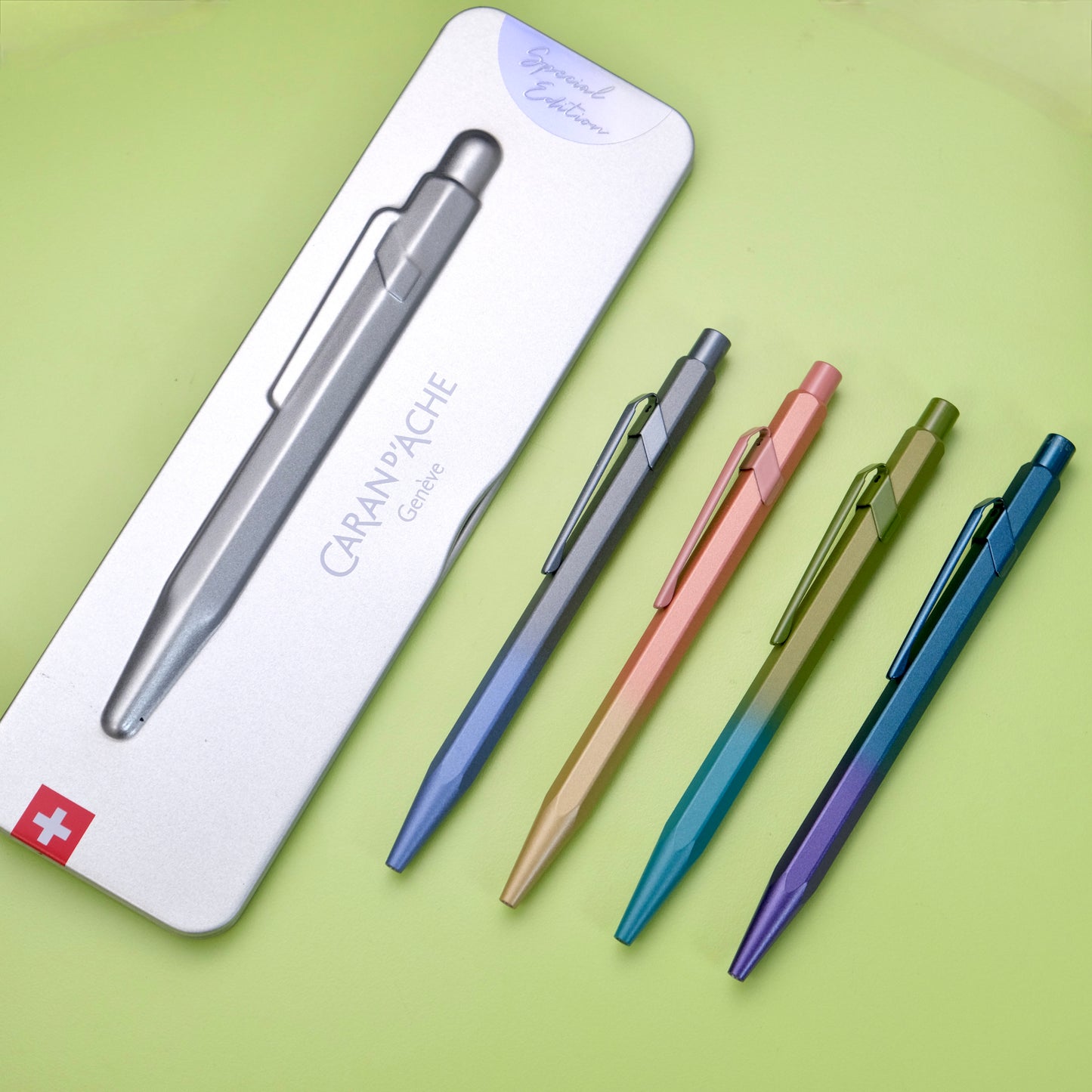 Caran d'Ache 849 Claim Your Style Ballpoint Pen - Green Arctic (5th Edition)