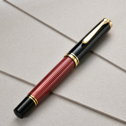 Pelikan M600 Fountain Pen － Black & Red