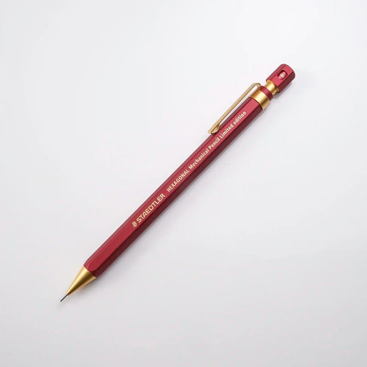 STAEDTLER Hexagonal 0.5mm Mechanical Pencil - Red Version 3 (Limited Edition)