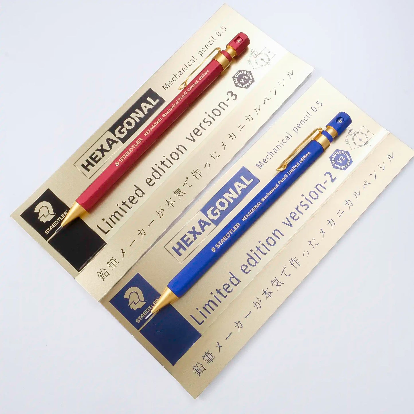 STAEDTLER Hexagonal 0.5mm Mechanical Pencil - Red Version 3 (Limited Edition)