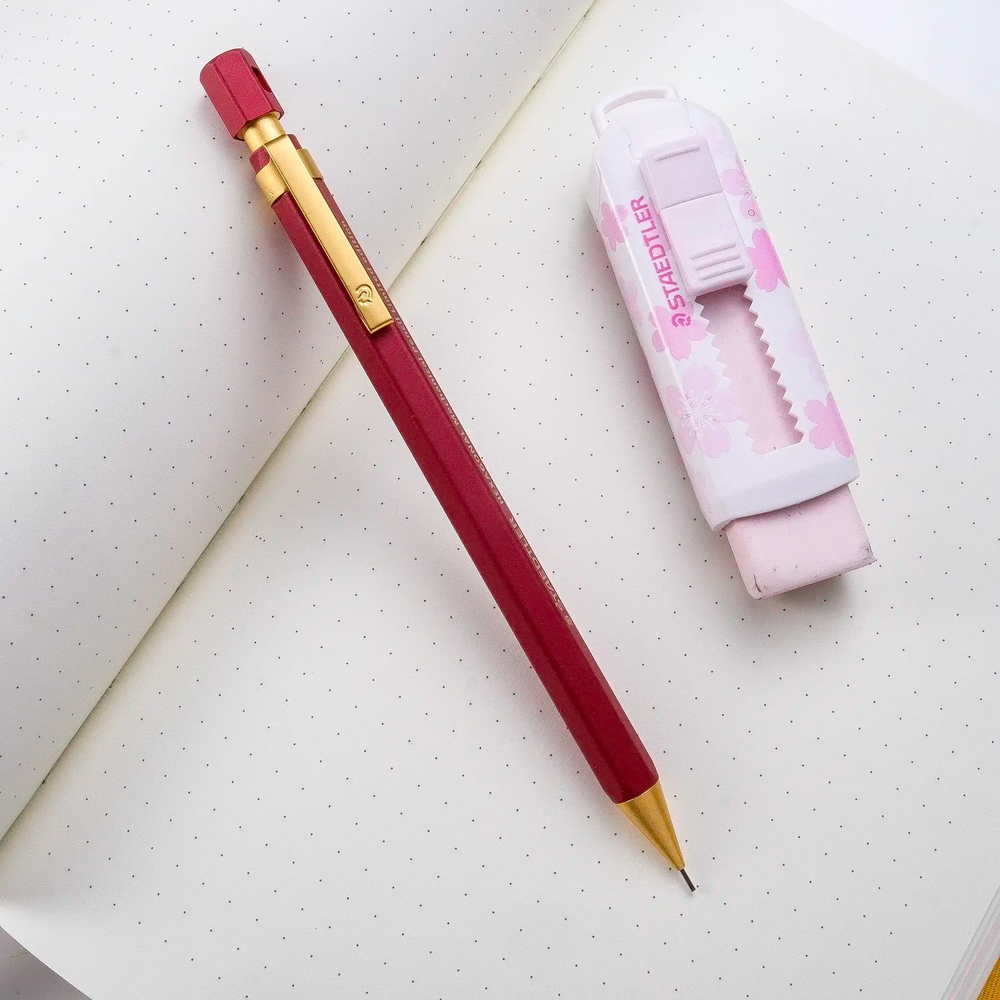 STAEDTLER Hexagonal 0.5mm Mechanical Pencil - Red Version 3 (Limited Edition)