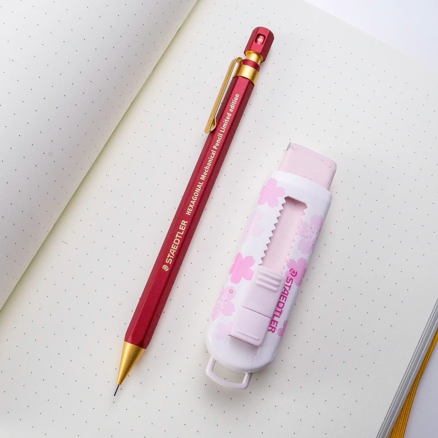 STAEDTLER Hexagonal 0.5mm Mechanical Pencil - Red Version 3 (Limited Edition)