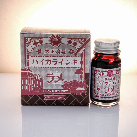 Teranishi Chemical Industry Guitar Taisho Roman Glitter Ink - Classy Burgundy