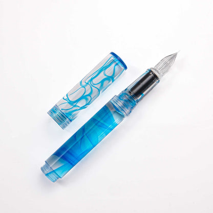 Teranishi Chemical Industry Guitar Glass Pen - Aqua Blue