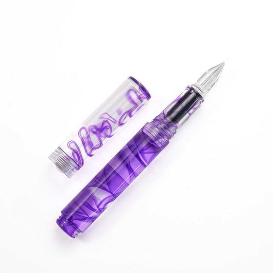 Teranishi Chemical Industry Guitar Glass Pen - Aqua Purple