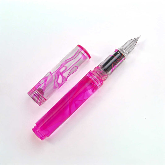 Teranishi Chemical Industry Guitar Glass Pen - Aqua Pink