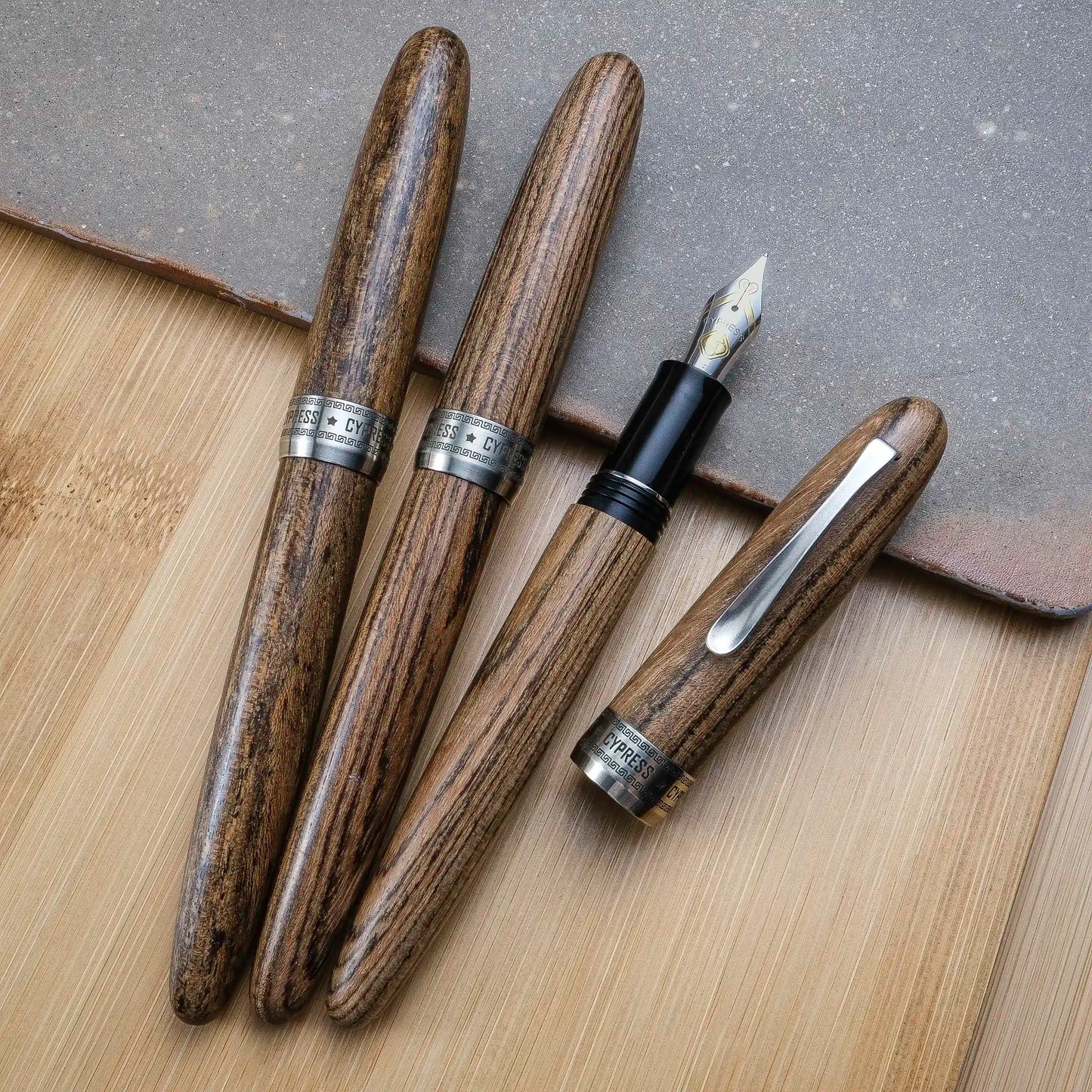 Cypress Midas Touch (Cigar) Fountain Pen - Bocote