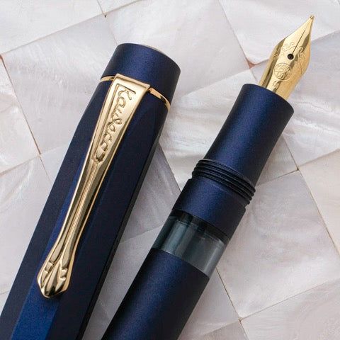 Kaweco Piston Sport AL Fountain Pen - Navy