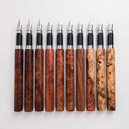 Cypress Whispers of Wood Fountain Pen: Amboyna Burl (璞木物語 - 花梨瘤)