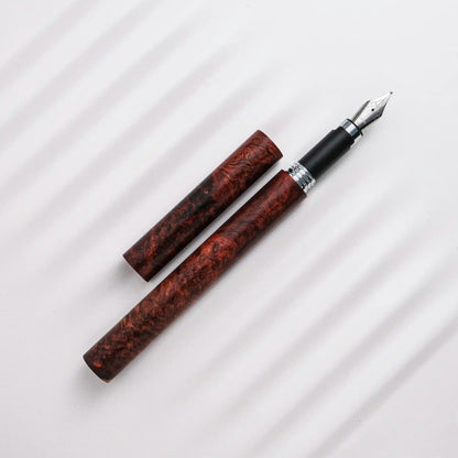 Cypress Whispers of Wood Fountain Pen: Amboyna Burl (璞木物語 - 花梨瘤)
