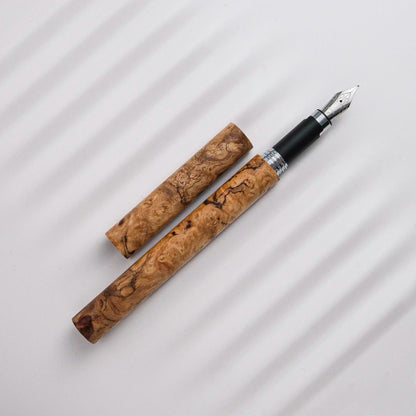 Cypress Whispers of Wood Fountain Pen: Amboyna Burl (璞木物語 - 花梨瘤)
