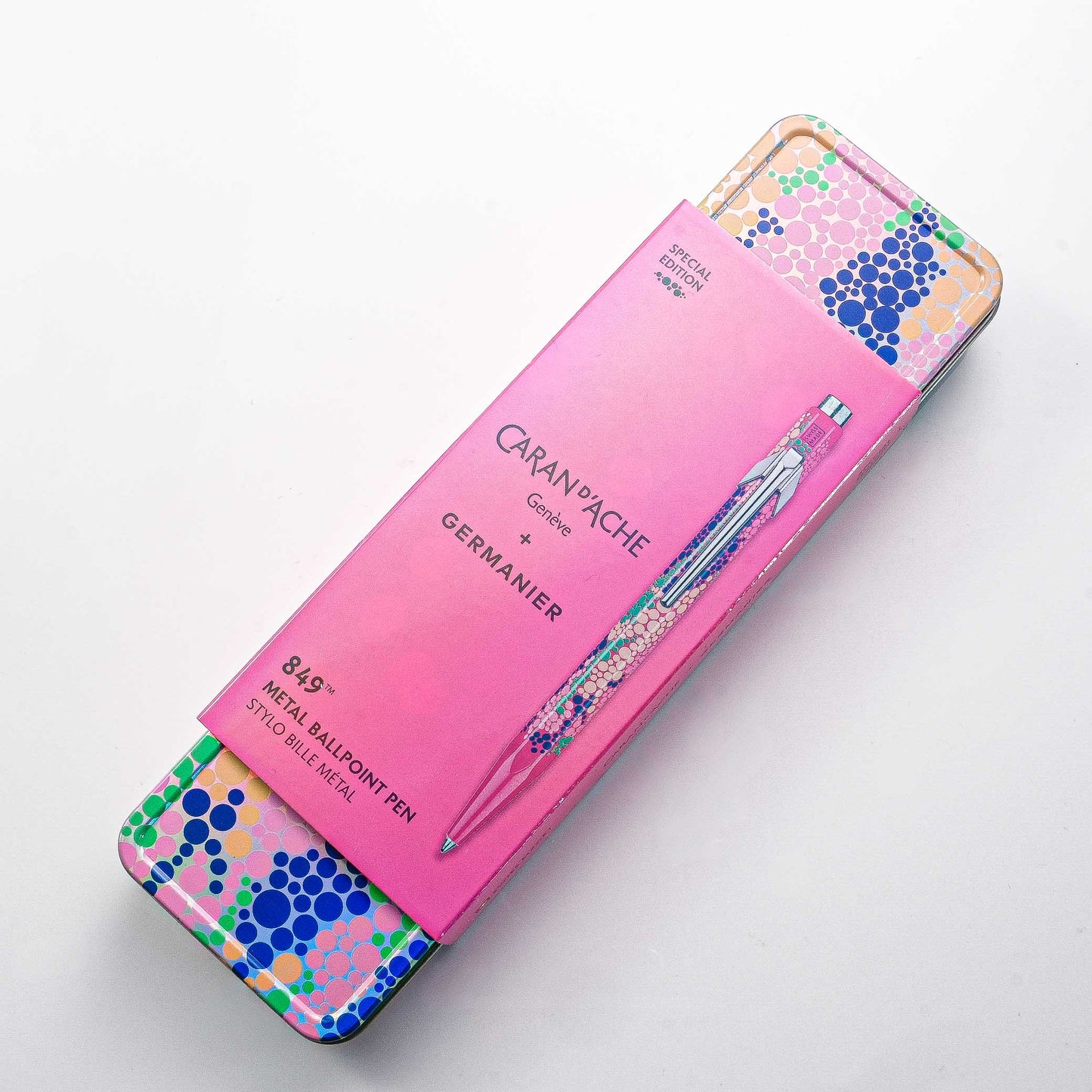 Caran d'Ache + Germanier 849 Ballpoint Pen - Neon Pink (Special Edition)