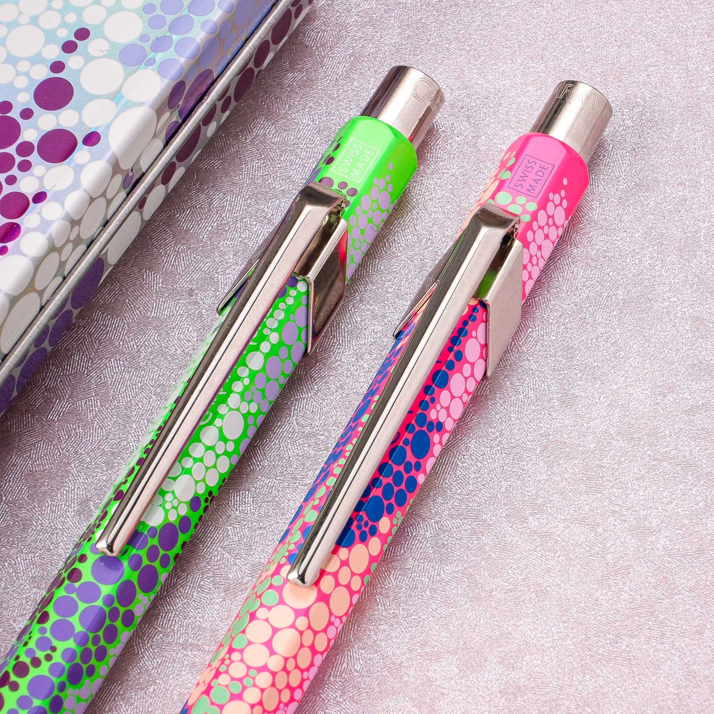 Caran d'Ache + Germanier 849 Ballpoint Pen - Neon Pink (Special Edition)