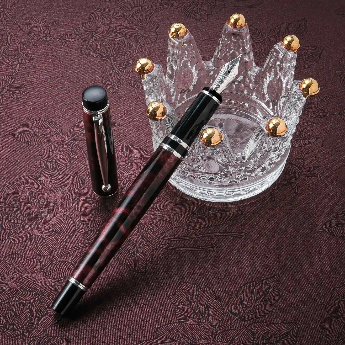 Pilot Grance Fountain Pen - Marble Red
