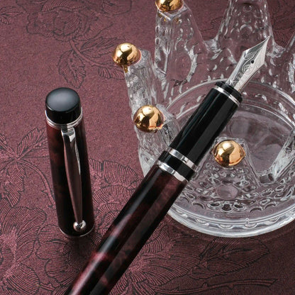 Pilot Grance Fountain Pen - Marble Red