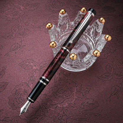 Pilot Grance Fountain Pen - Marble Red