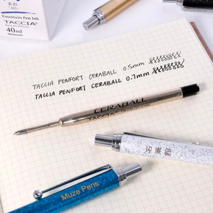 TACCIA PENFORT Lumicresta Ballpoint Pen - White