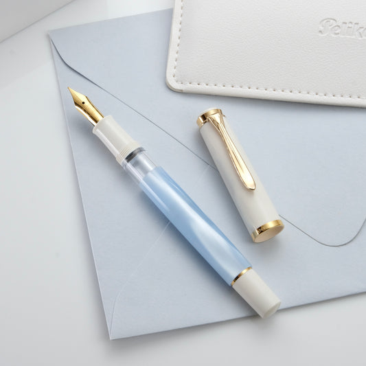 Pelikan M200 Fountain Pen - Pastel Blue 活塞鋼筆 - 淡藍色
