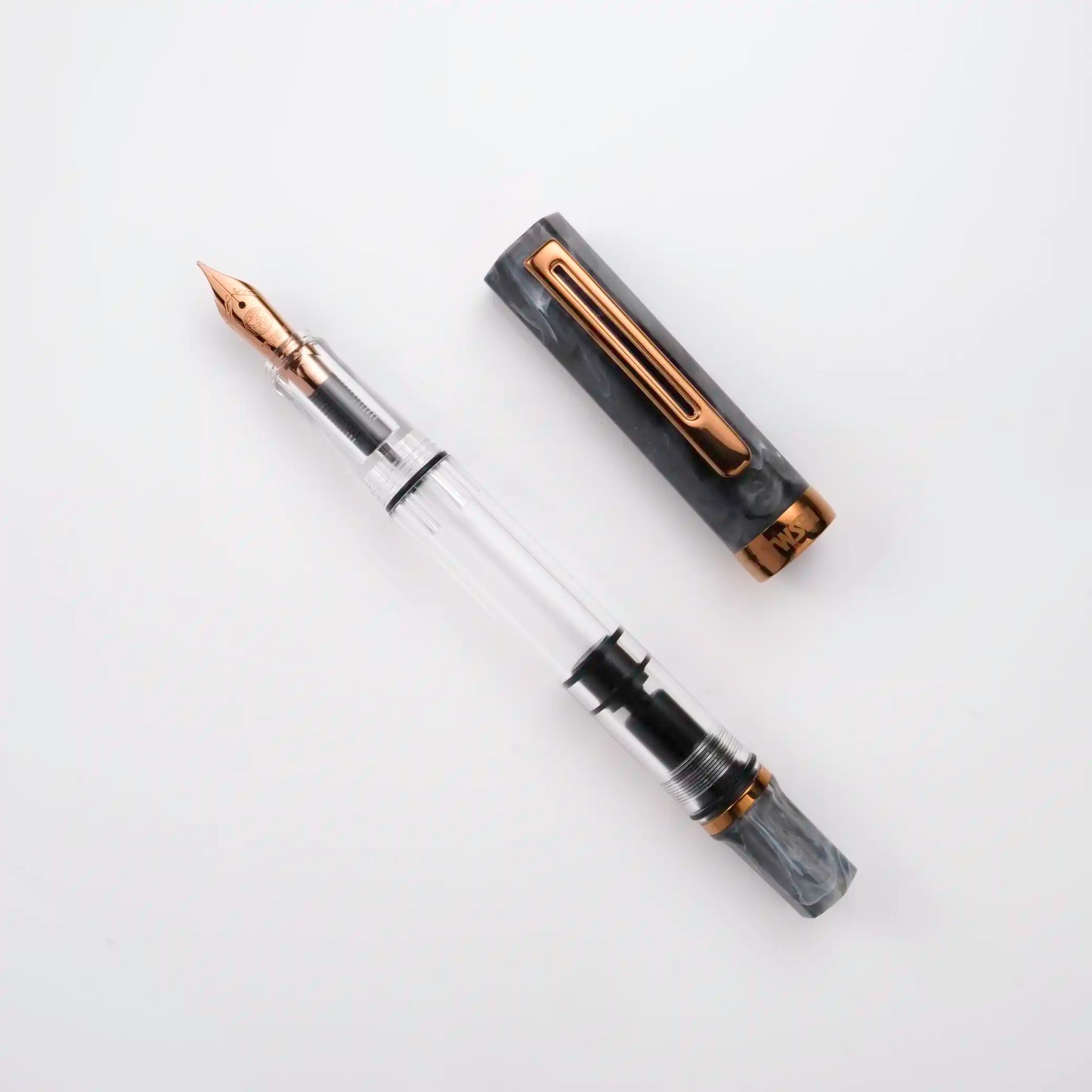TWSBI ECO Fountain Pen -  Black Marble Bronze